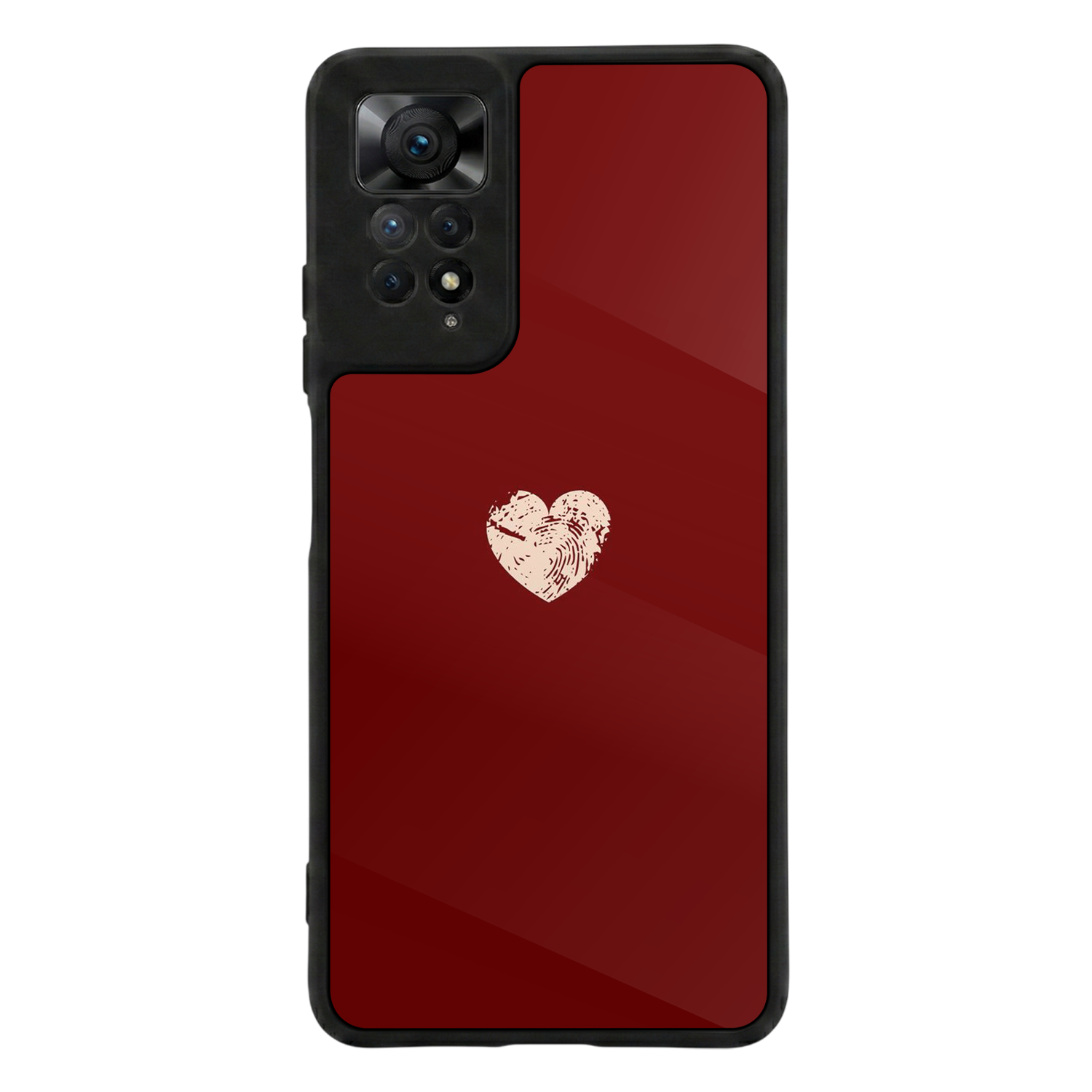 Xiaomi Redmi Note 12 Pro Uyumlu Kalp Love Tasarımlı Glossy Premium Kılıf
