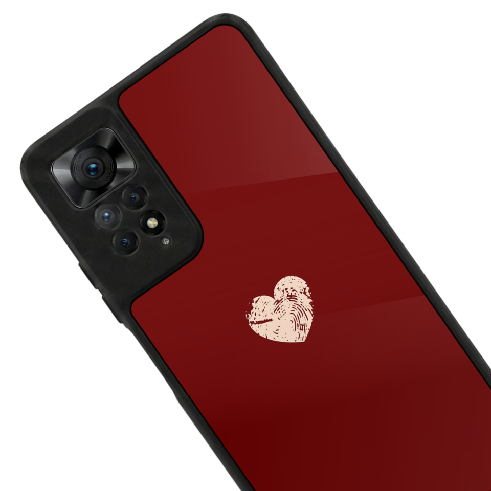 Xiaomi Redmi Note 12 Pro Uyumlu Kalp Love Tasarımlı Glossy Premium Kılıf