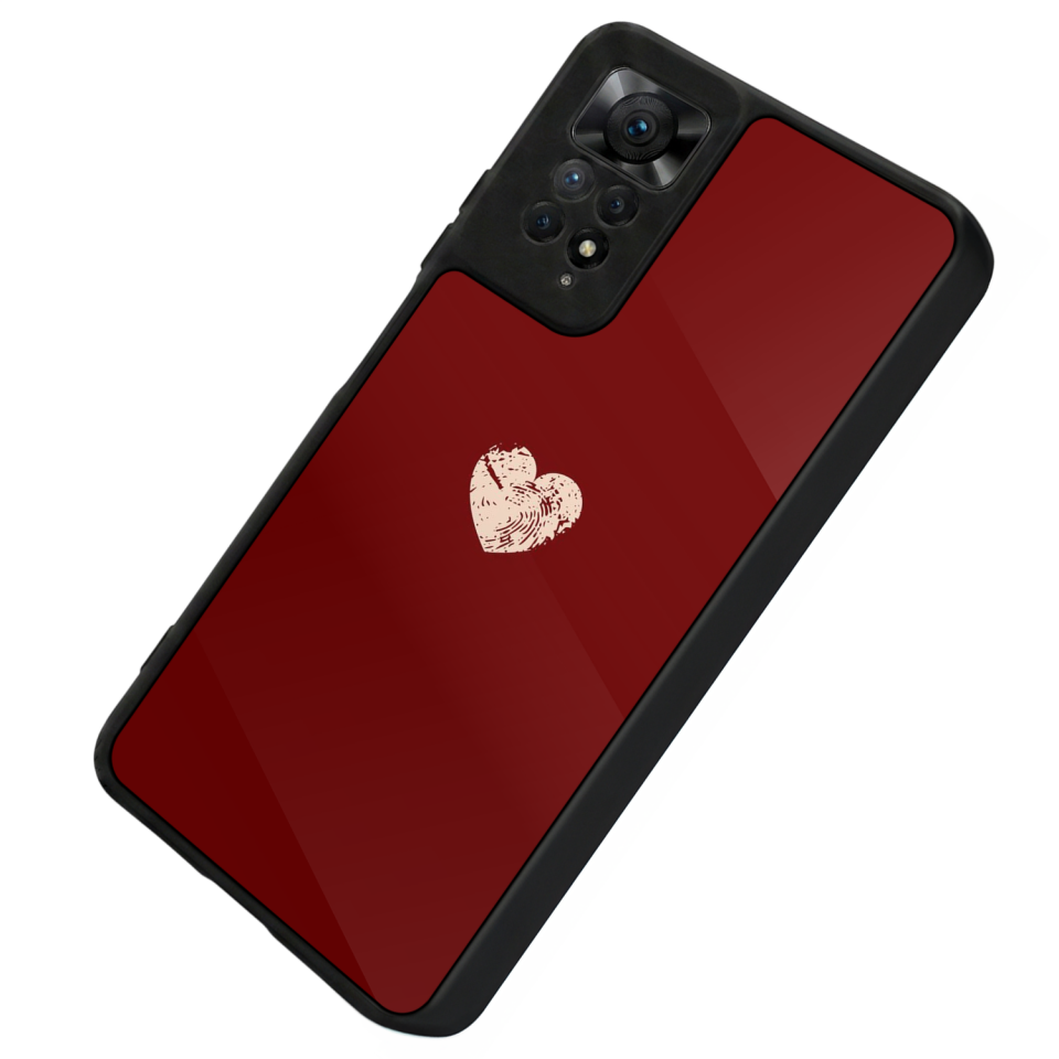 Xiaomi Redmi Note 12 Pro Uyumlu Kalp Love Tasarımlı Glossy Premium Kılıf