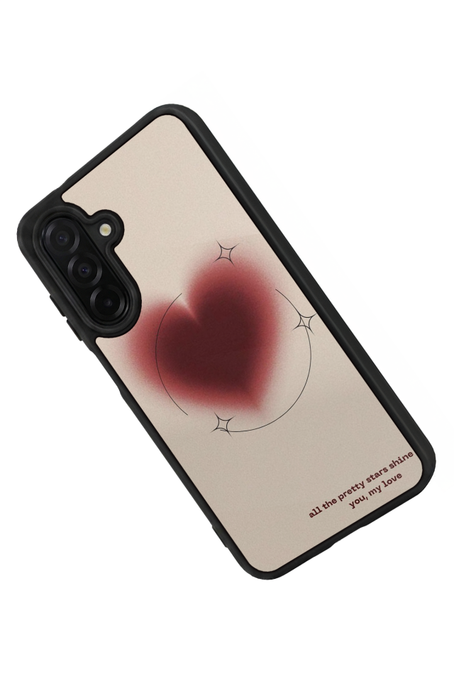 Samsung Galaxy A26 Uyumlu Kalp Love Tasarımlı Glossy Premium Kılıf
