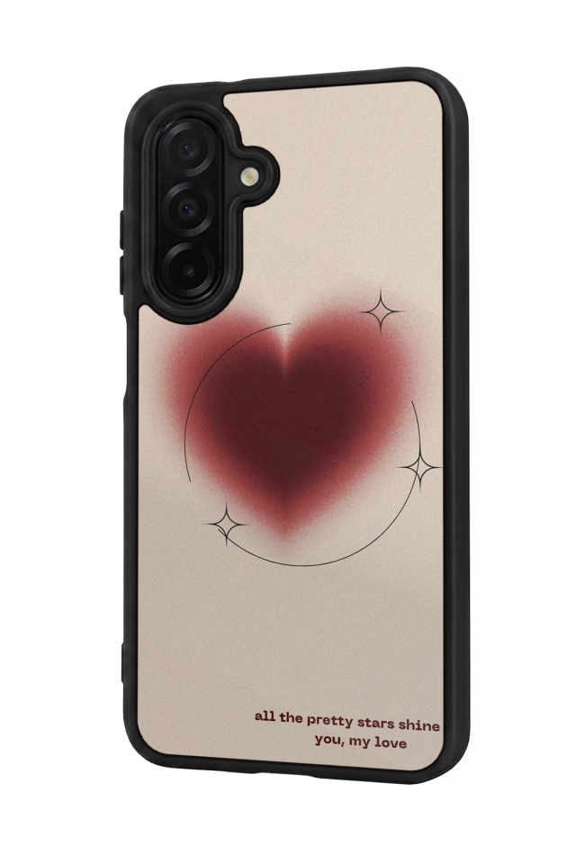 Samsung Galaxy A26 Uyumlu Kalp Love Tasarımlı Glossy Premium Kılıf