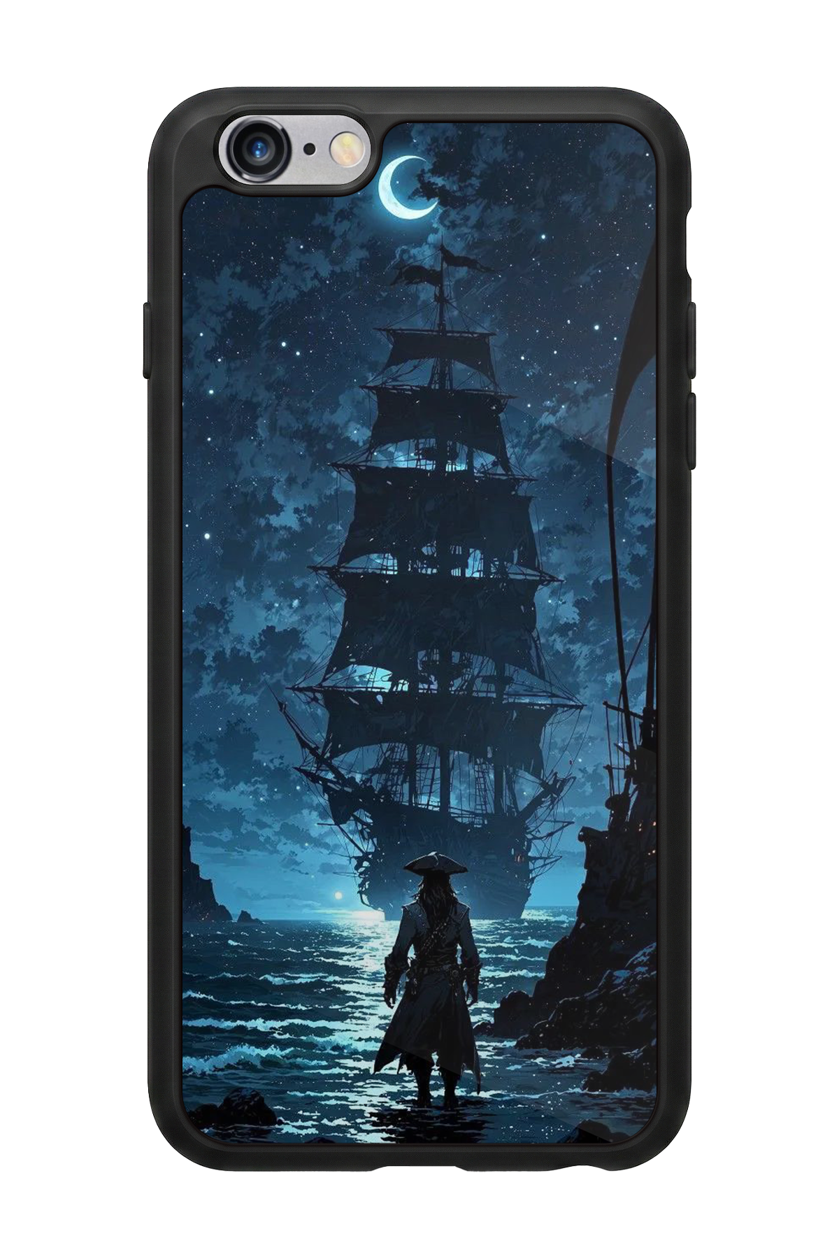 iPhone 6 Plus Uyumlu Korsan Tasarımlı Glossy Premium Kılıf