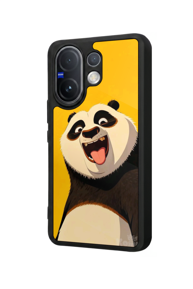 Vivo V60 Uyumlu Kung Fu Panda Tasarımlı Glossy Premium Kılıf