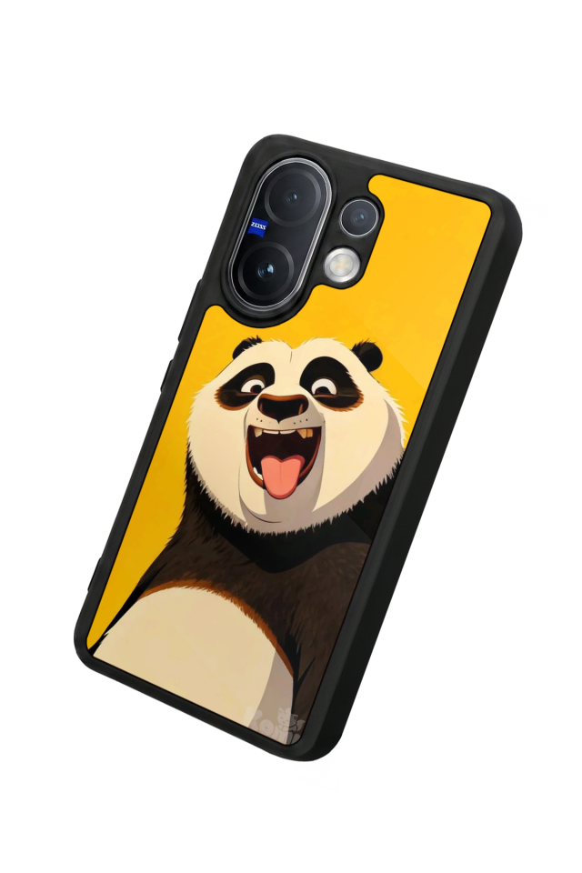Vivo V60 Uyumlu Kung Fu Panda Tasarımlı Glossy Premium Kılıf