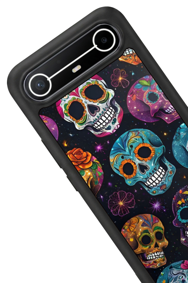 Tecno Spark Slim 5G Uyumlu KuruKafa Tasarımlı Glossy Premium Kılıf