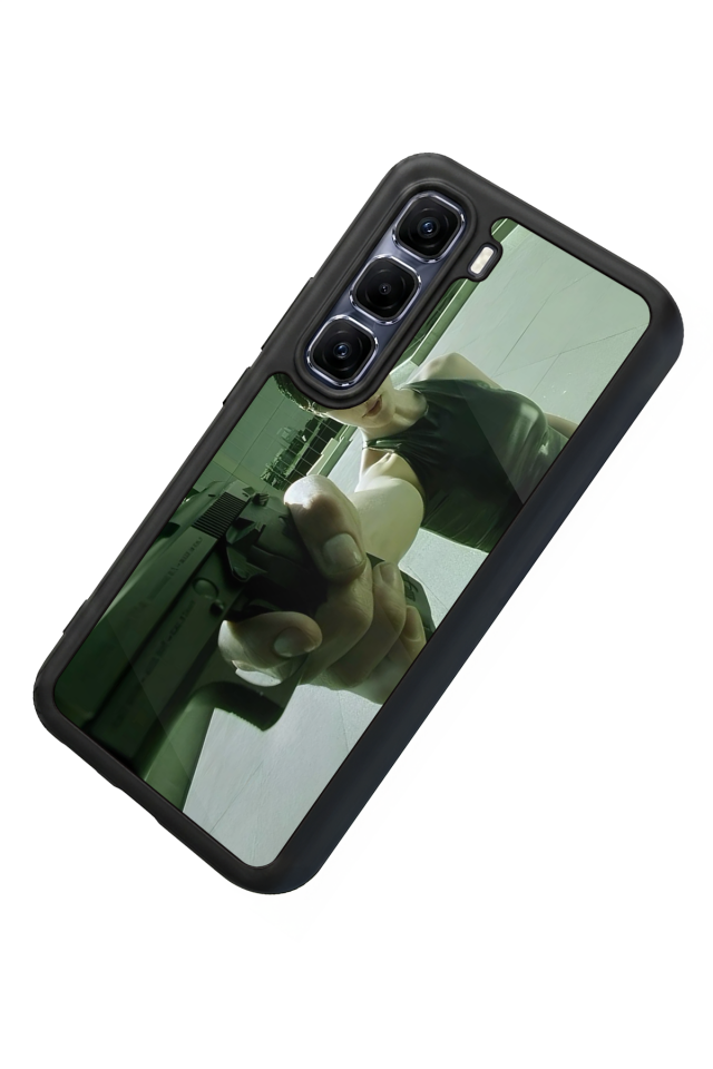 Infinix Hot 60 Pro Plus Uyumlu MatriInfinix Hot 60 Pro Plus Tasarımlı Glossy Premium Kılıf