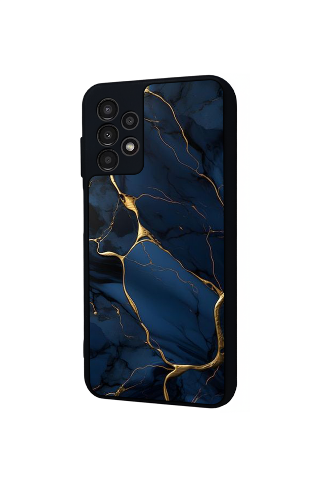 Samsung Galaxy A13 Uyumlu Mermer Marble Tasarımlı Glossy Premium Kılıf