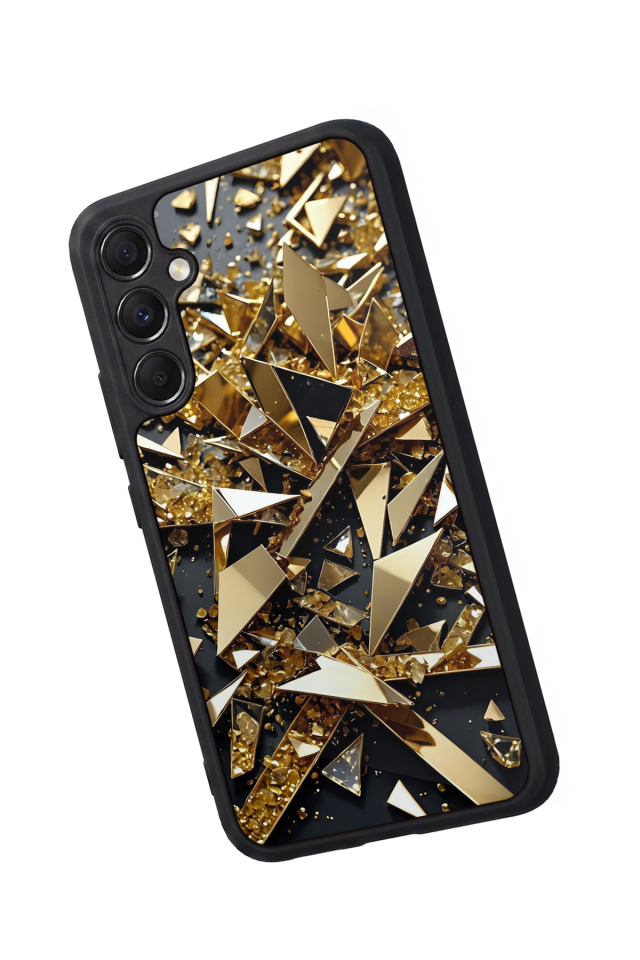 Samsung Galaxy M34 Uyumlu Mermer Marble Tasarımlı Glossy Premium Kılıf