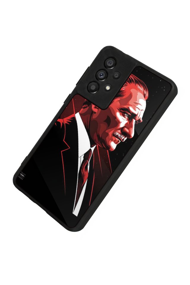 Samsung Galaxy A73 Uyumlu Mustafa Kemal Ataturk Tasarımlı Glossy Premium Kılıf