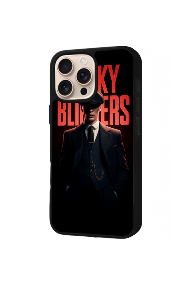iPhone 16 Pro Max Uyumlu Peaky Blinders Tasarımlı Glossy Premium Kılıf