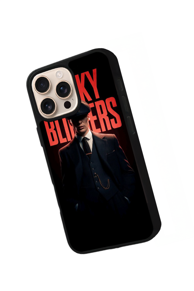 iPhone 16 Pro Max Uyumlu Peaky Blinders Tasarımlı Glossy Premium Kılıf