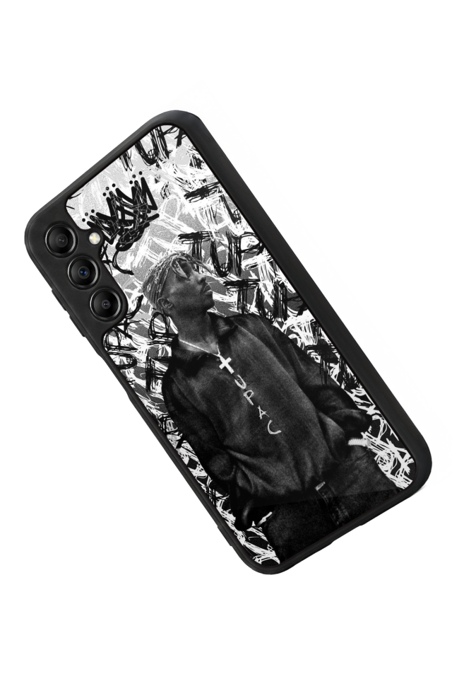 Samsung Galaxy A14 Uyumlu Tupac Tasarımlı Glossy Premium Kılıf