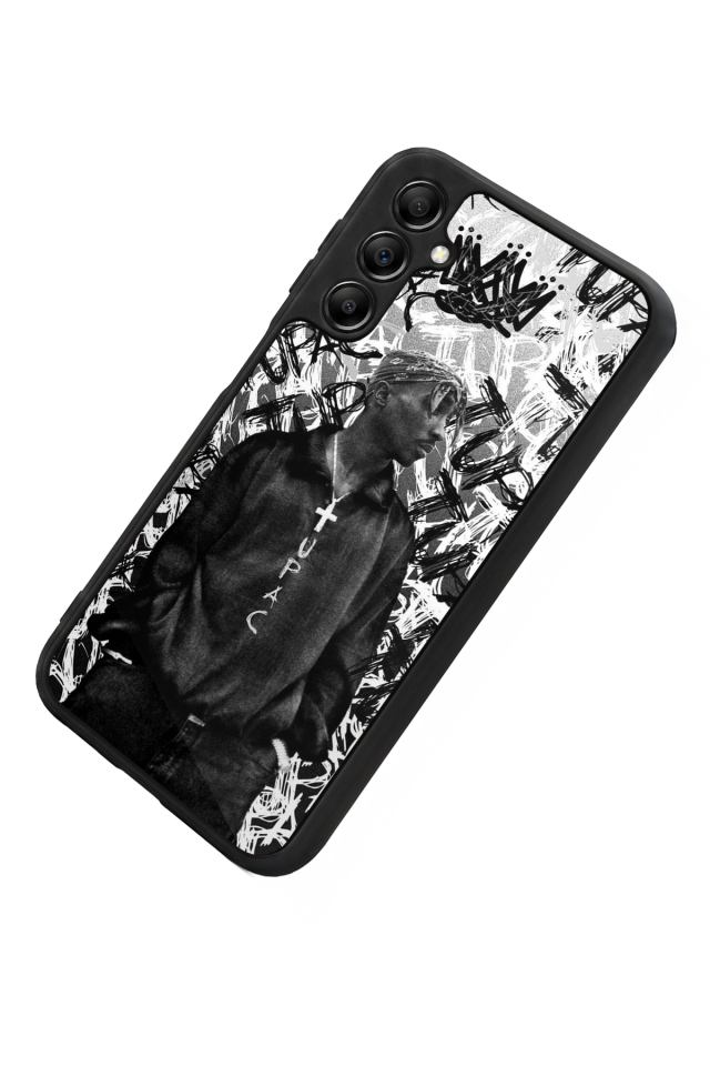 Samsung Galaxy A14 Uyumlu Tupac Tasarımlı Glossy Premium Kılıf