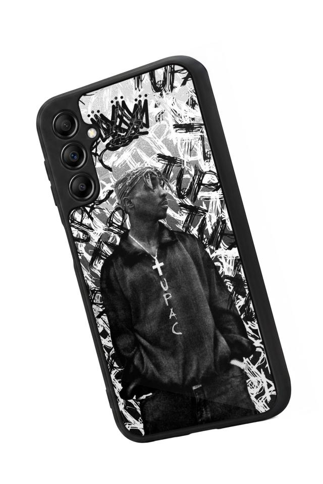 Samsung Galaxy A14 Uyumlu Tupac Tasarımlı Glossy Premium Kılıf