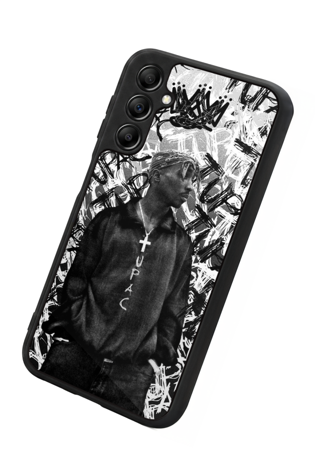 Samsung Galaxy A14 Uyumlu Tupac Tasarımlı Glossy Premium Kılıf