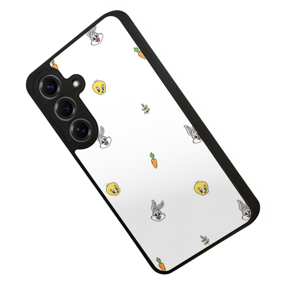 Samsung Galaxy S25 Uyumlu Tweety Tasarımlı Glossy Premium Kılıf