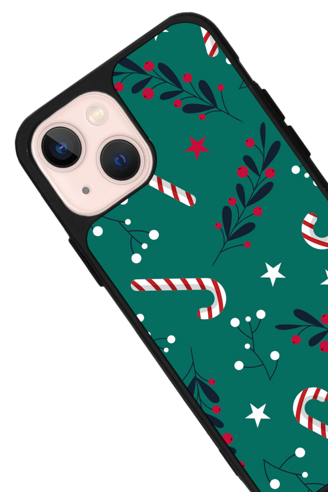 iPhone 15 Plus Uyumlu Yilbasi Christmas Tasarımlı Glossy Premium Kılıf