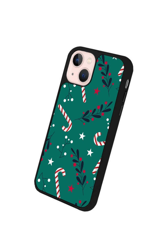 iPhone 15 Plus Uyumlu Yilbasi Christmas Tasarımlı Glossy Premium Kılıf