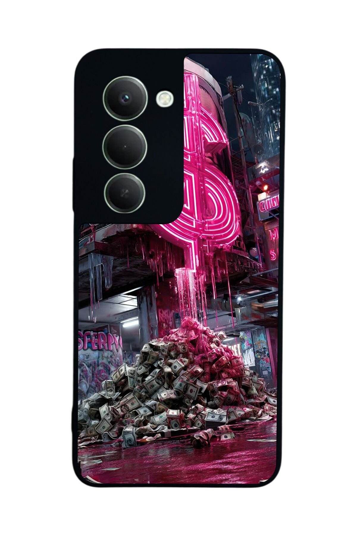 Xiaomi Redmi 15 5G Uyumlu Para Tasarımlı Glossy Premium Kılıf