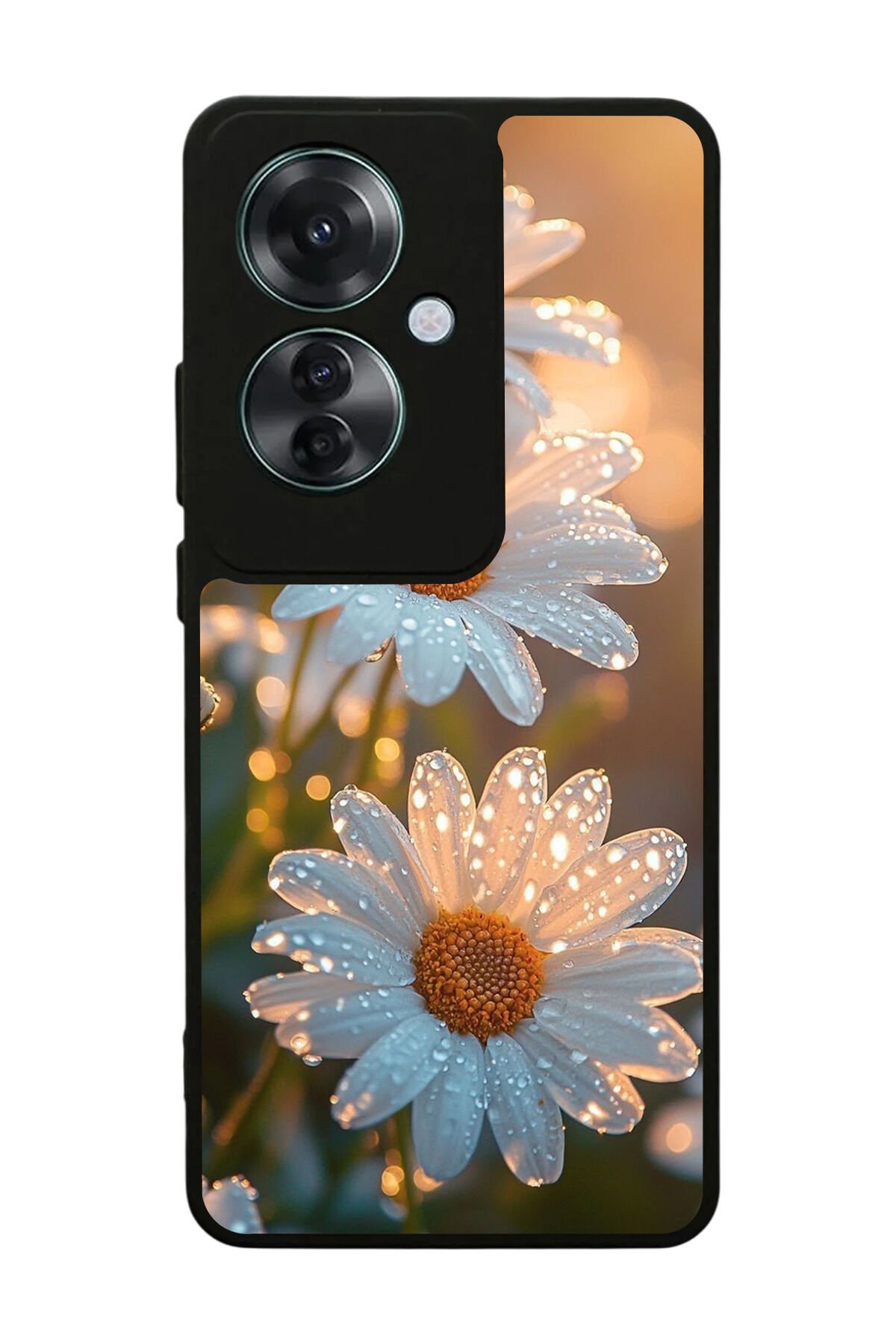 Oppo Reno 11F Uyumlu Cicek Tasarımlı Glossy Premium Kılıf