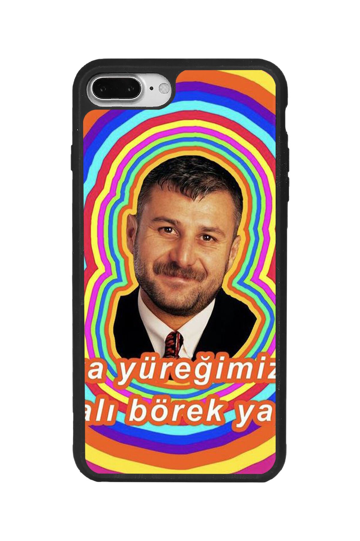 Apple iPhone 7 Plus Siyah Silikon Kılıf Çiziklere ve Darbelere Karşı Koruma