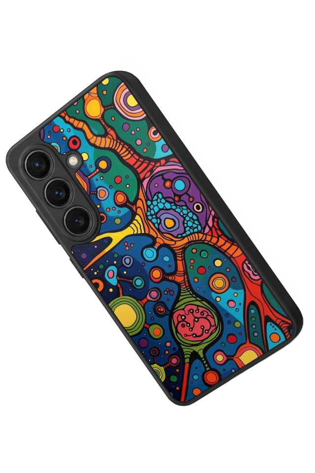 Samsung Galaxy S26 Uyumlu Abstract Tasarımlı Glossy Premium Kılıf
