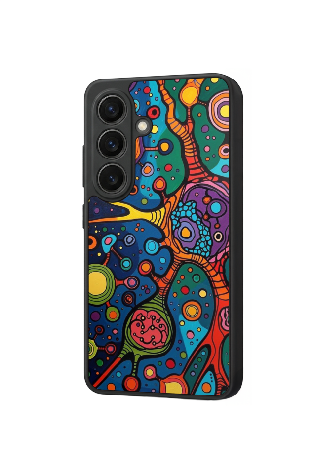 Samsung Galaxy S26 Uyumlu Abstract Tasarımlı Glossy Premium Kılıf