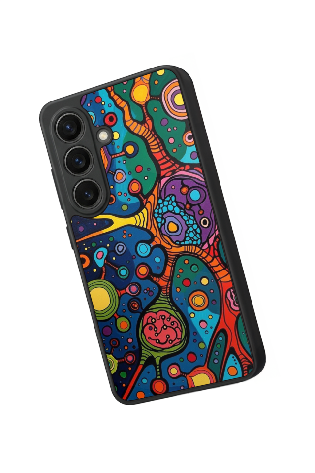 Samsung Galaxy S26 Uyumlu Abstract Tasarımlı Glossy Premium Kılıf