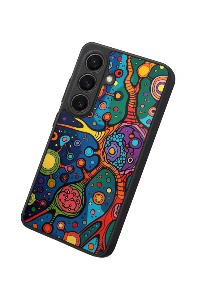 Samsung Galaxy S26 Uyumlu Abstract Tasarımlı Glossy Premium Kılıf