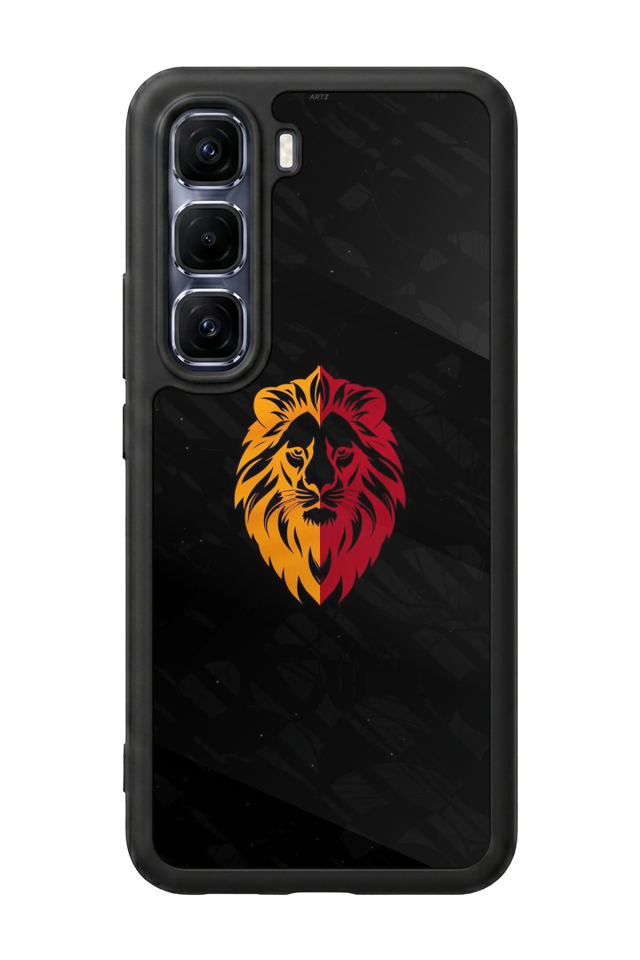 Infinix Hot 60 Pro Plus Uyumlu Aslan Tasarımlı Glossy Premium Kılıf