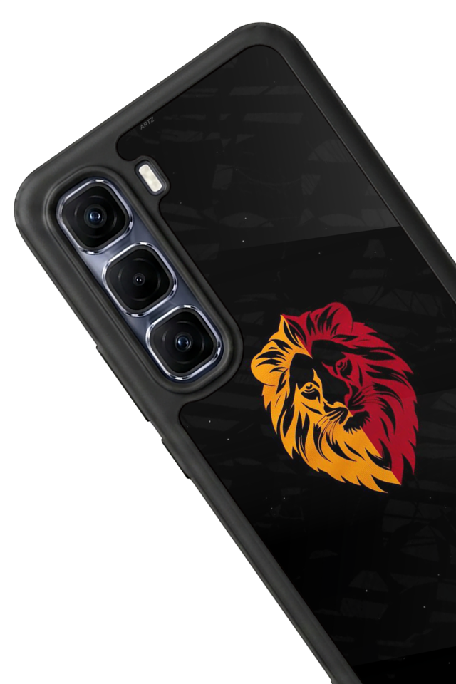 Infinix Hot 60 Pro Plus Uyumlu Aslan Tasarımlı Glossy Premium Kılıf