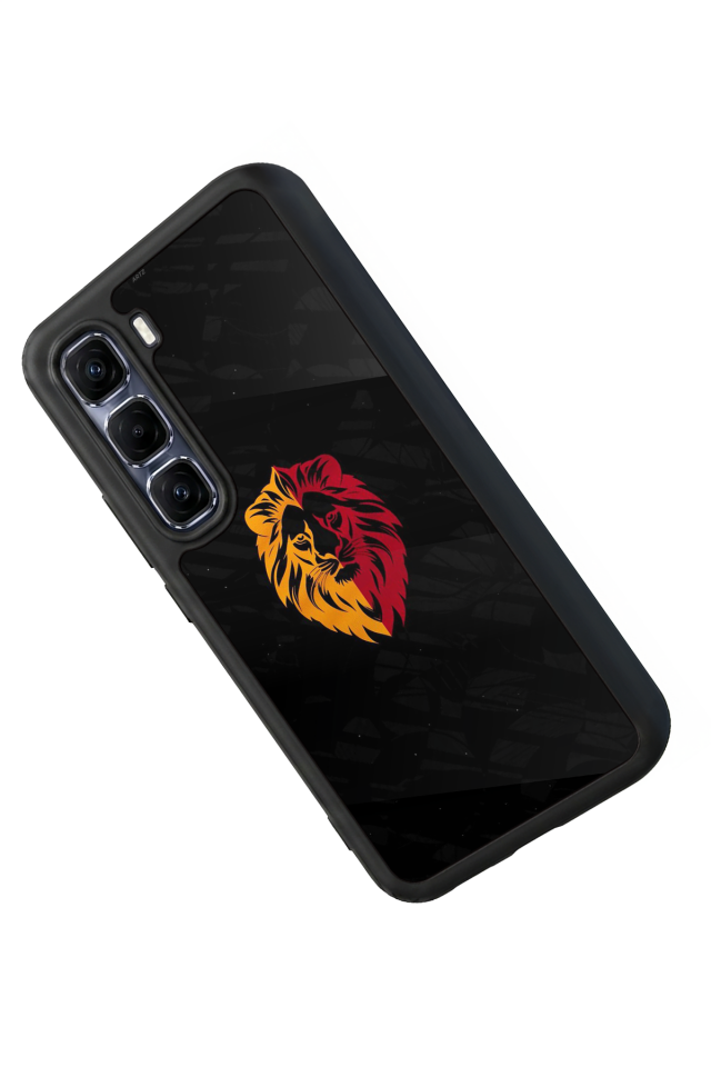 Infinix Hot 60 Pro Plus Uyumlu Aslan Tasarımlı Glossy Premium Kılıf