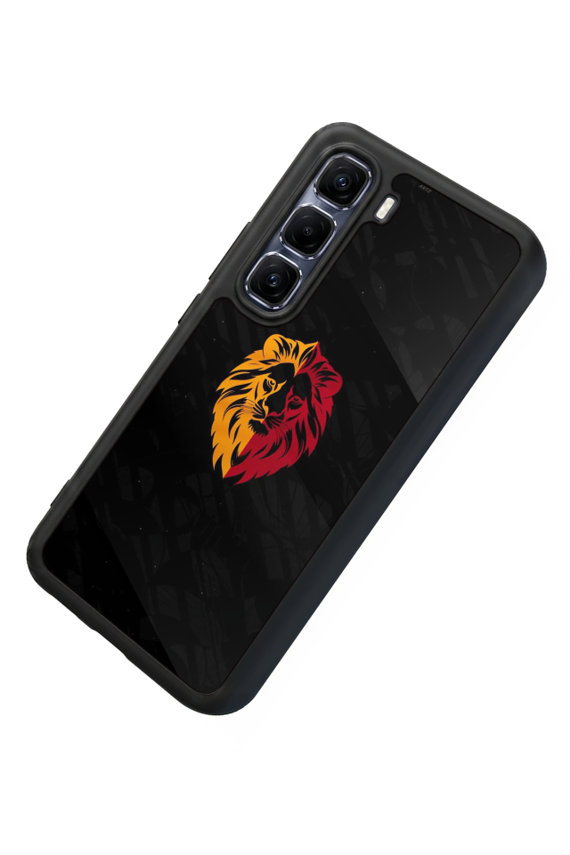 Infinix Hot 60 Pro Plus Uyumlu Aslan Tasarımlı Glossy Premium Kılıf