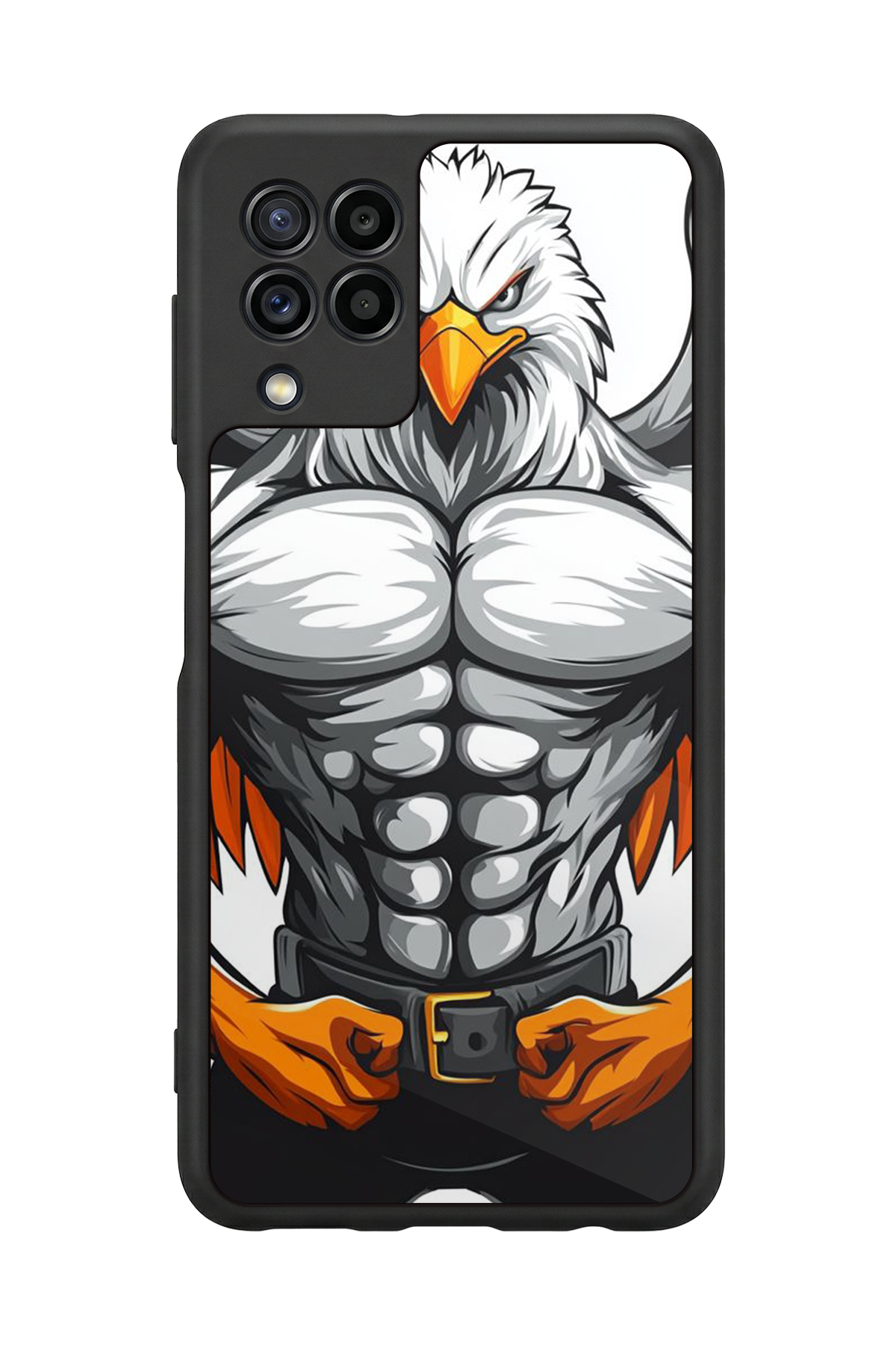 Samsung Galaxy M32 Uyumlu Besiktas Tasarımlı Glossy Premium Kılıf