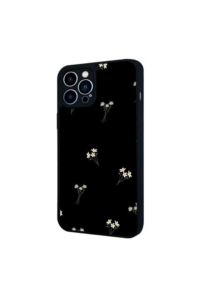 iPhone 12 Pro Max Uyumlu Cicek Tasarımlı Glossy Premium Kılıf