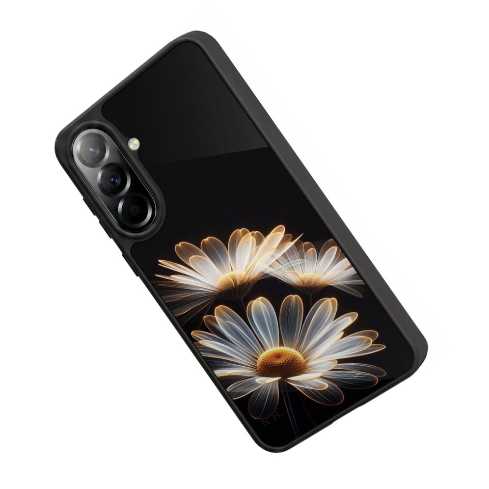 Samsung Galaxy A57 Uyumlu Cicek Tasarımlı Glossy Premium Kılıf