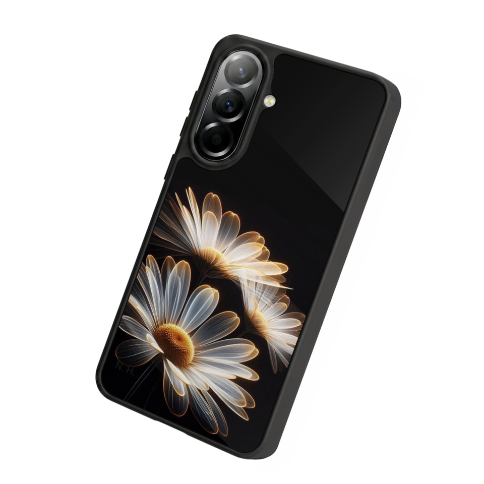 Samsung Galaxy A57 Uyumlu Cicek Tasarımlı Glossy Premium Kılıf
