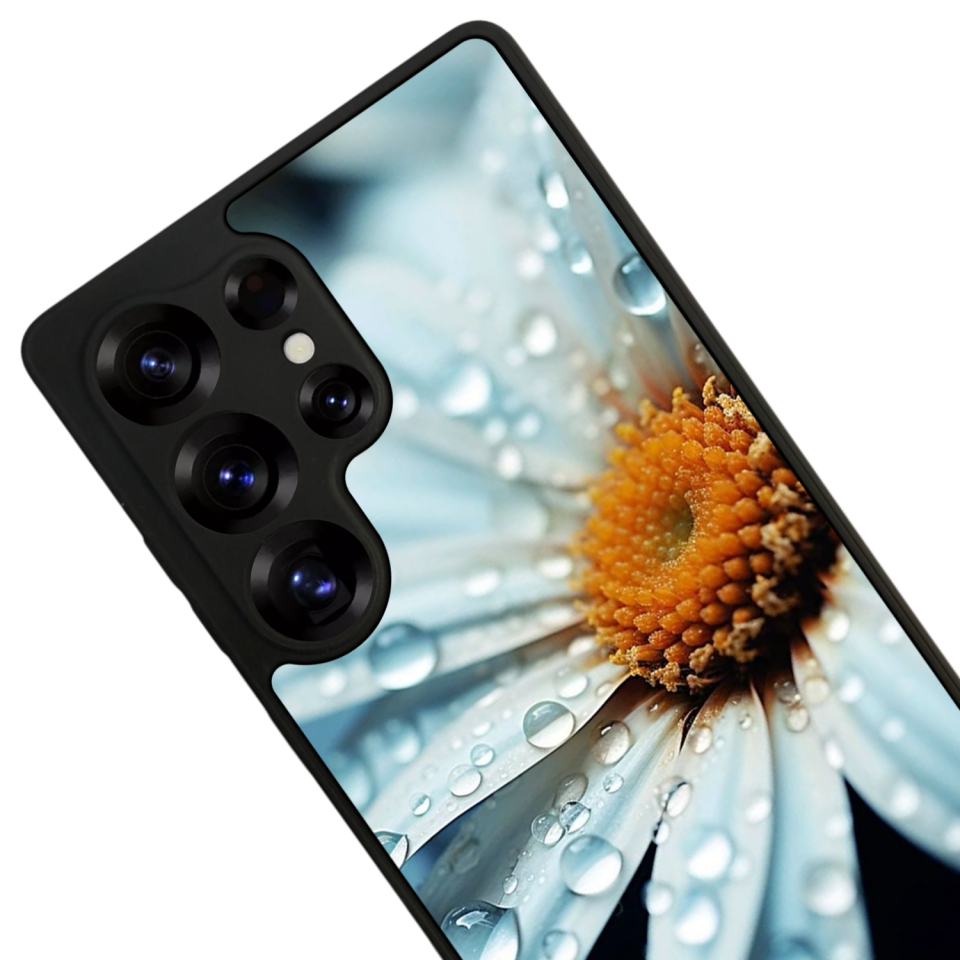 Samsung Galaxy S25 Ultra Uyumlu Cicek Tasarımlı Glossy Premium Kılıf