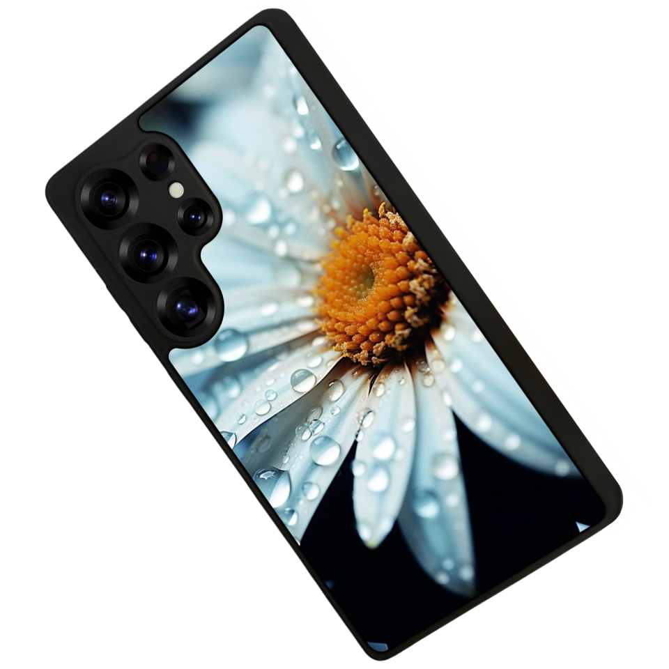 Samsung Galaxy S25 Ultra Uyumlu Cicek Tasarımlı Glossy Premium Kılıf