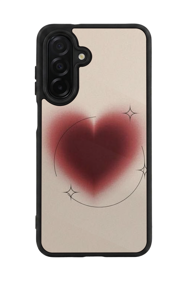 Samsung Galaxy A26 Uyumlu Kalp Love Tasarımlı Glossy Premium Kılıf