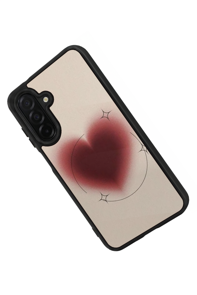 Samsung Galaxy A26 Uyumlu Kalp Love Tasarımlı Glossy Premium Kılıf
