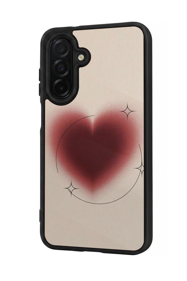 Samsung Galaxy A26 Uyumlu Kalp Love Tasarımlı Glossy Premium Kılıf