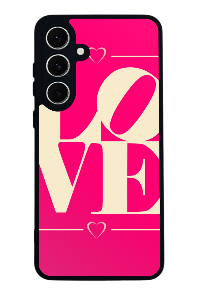 Samsung Galaxy A16 Uyumlu Love Tasarımlı Glossy Premium Kılıf