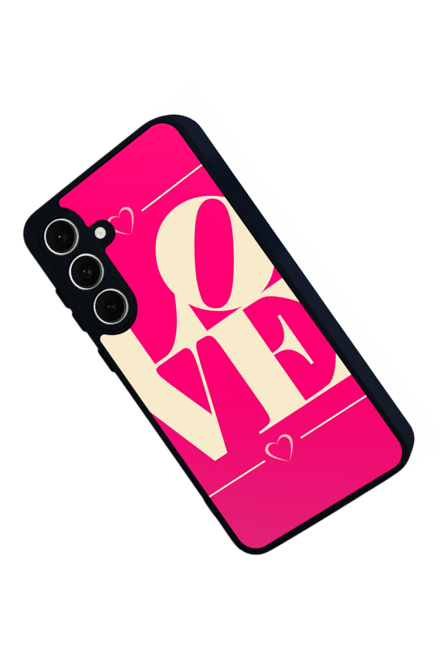 Samsung Galaxy A16 Uyumlu Love Tasarımlı Glossy Premium Kılıf