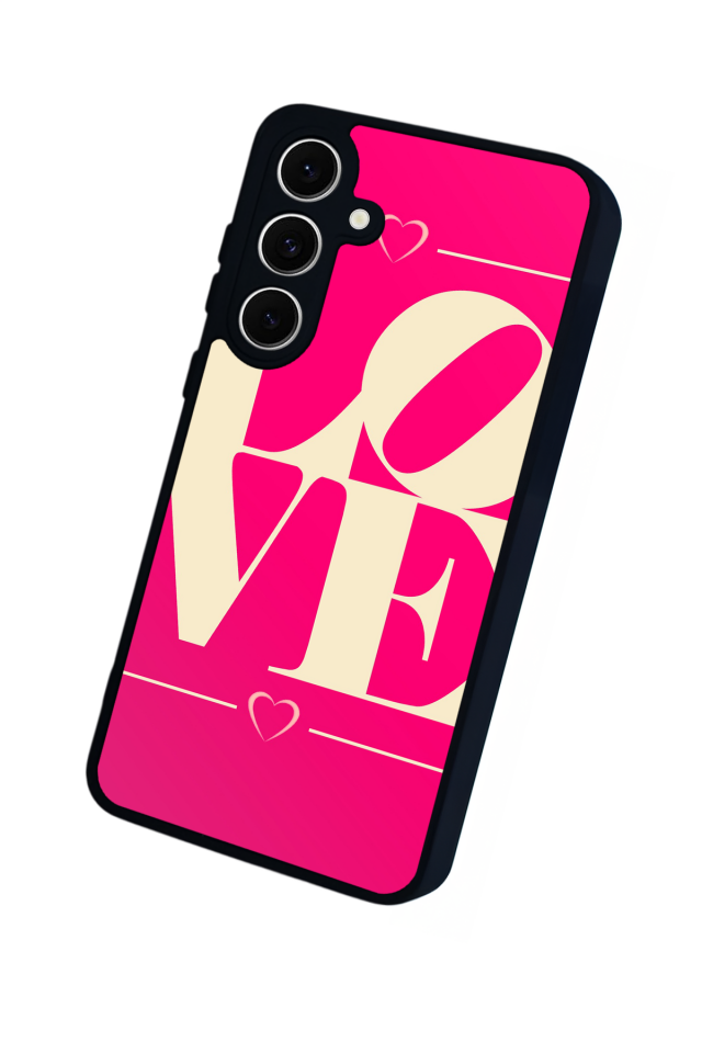 Samsung Galaxy A16 Uyumlu Love Tasarımlı Glossy Premium Kılıf