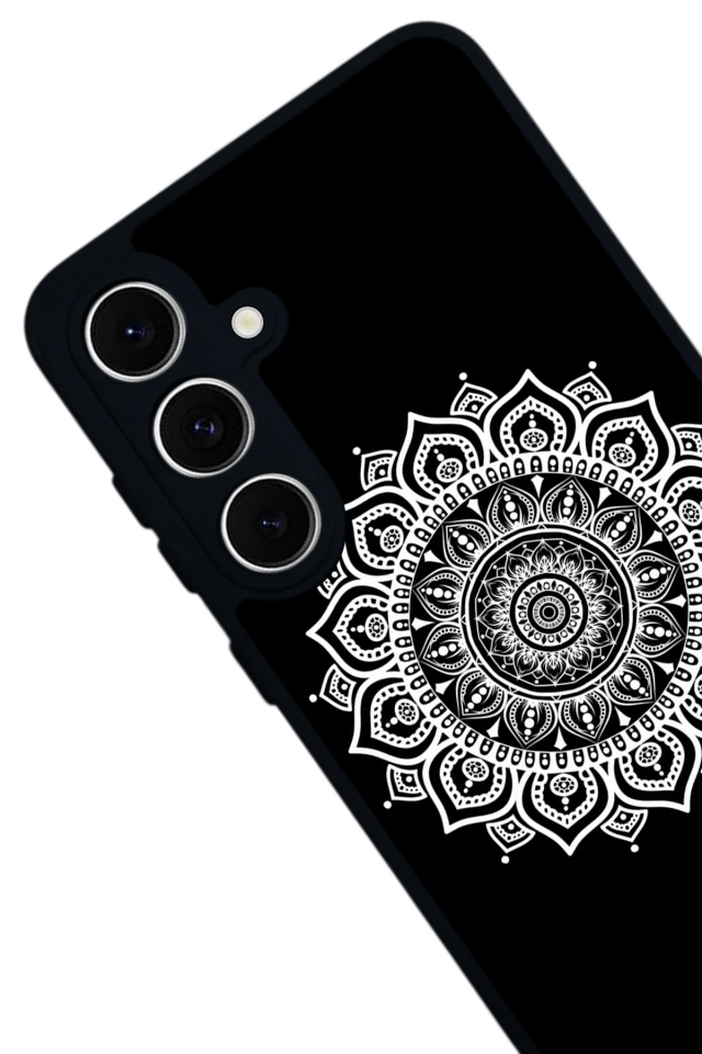 Samsung Galaxy A16 Uyumlu Mandala Tasarımlı Glossy Premium Kılıf
