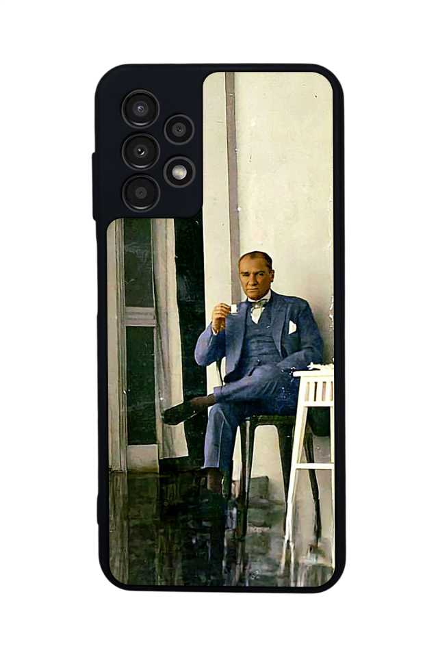 Samsung Galaxy A23 Uyumlu Mustafa Kemal Ataturk Tasarımlı Glossy Premium Kılıf