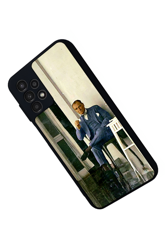 Samsung Galaxy A23 Uyumlu Mustafa Kemal Ataturk Tasarımlı Glossy Premium Kılıf