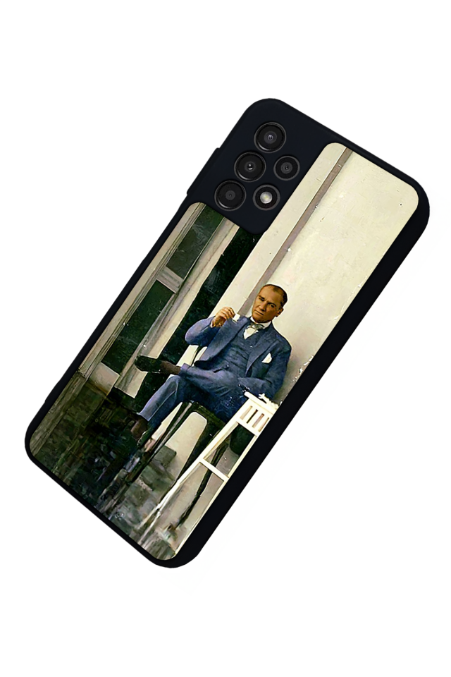 Samsung Galaxy A23 Uyumlu Mustafa Kemal Ataturk Tasarımlı Glossy Premium Kılıf