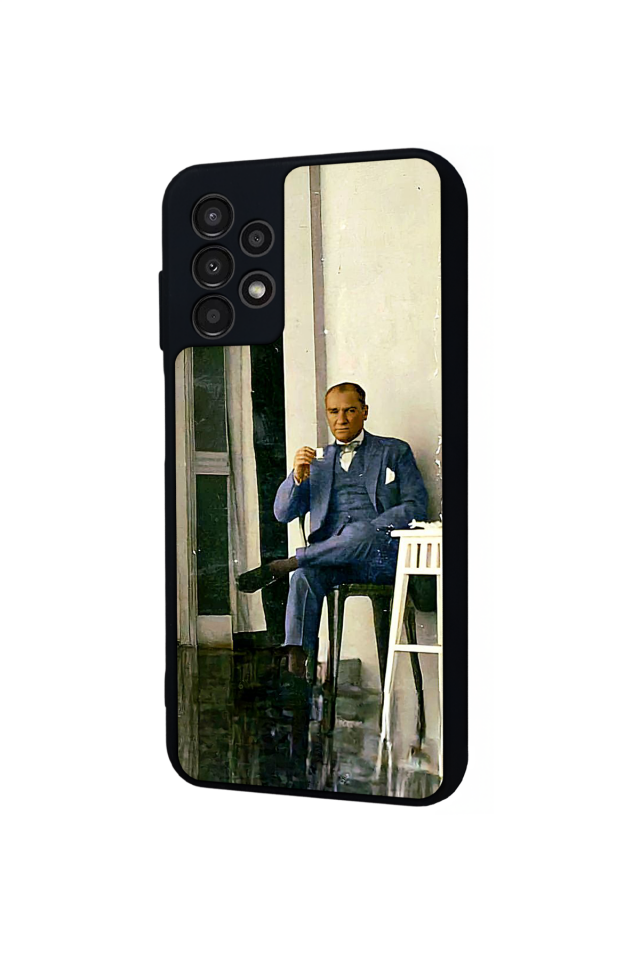 Samsung Galaxy A23 Uyumlu Mustafa Kemal Ataturk Tasarımlı Glossy Premium Kılıf
